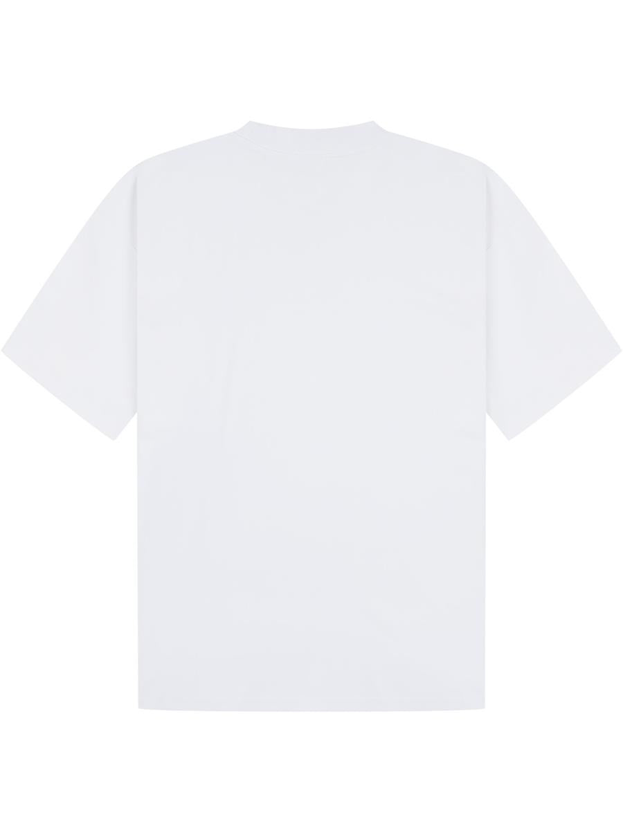 Ringspun Combed 240 Oversize Extended Neck Interlock Tall T — White