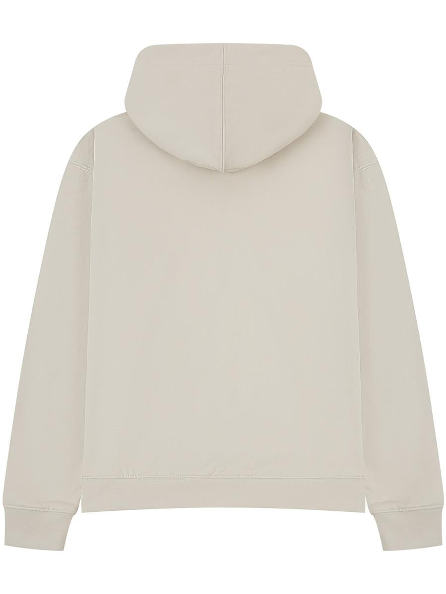 Premium Combed 450 Boxy Oversize Hood — Stone
