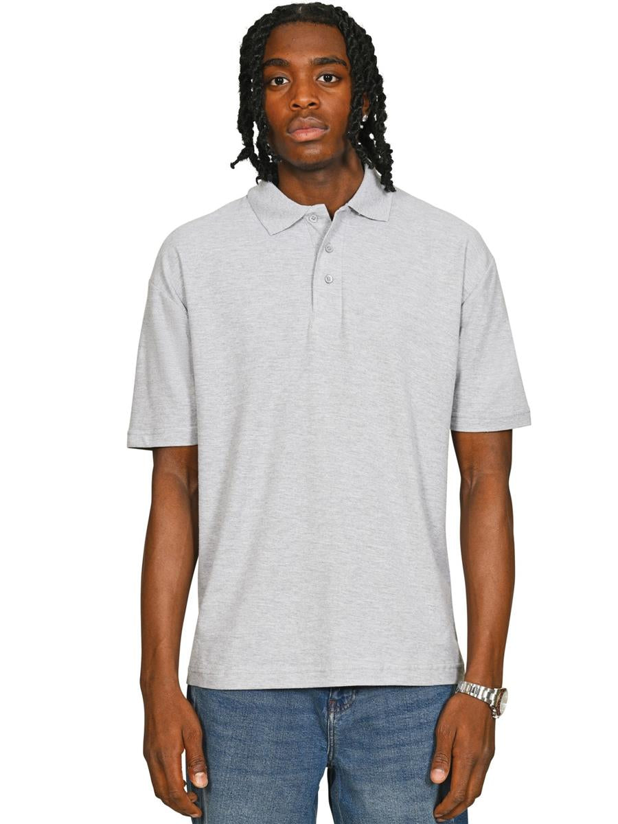 Pique Polo 190gm — Sport Grey