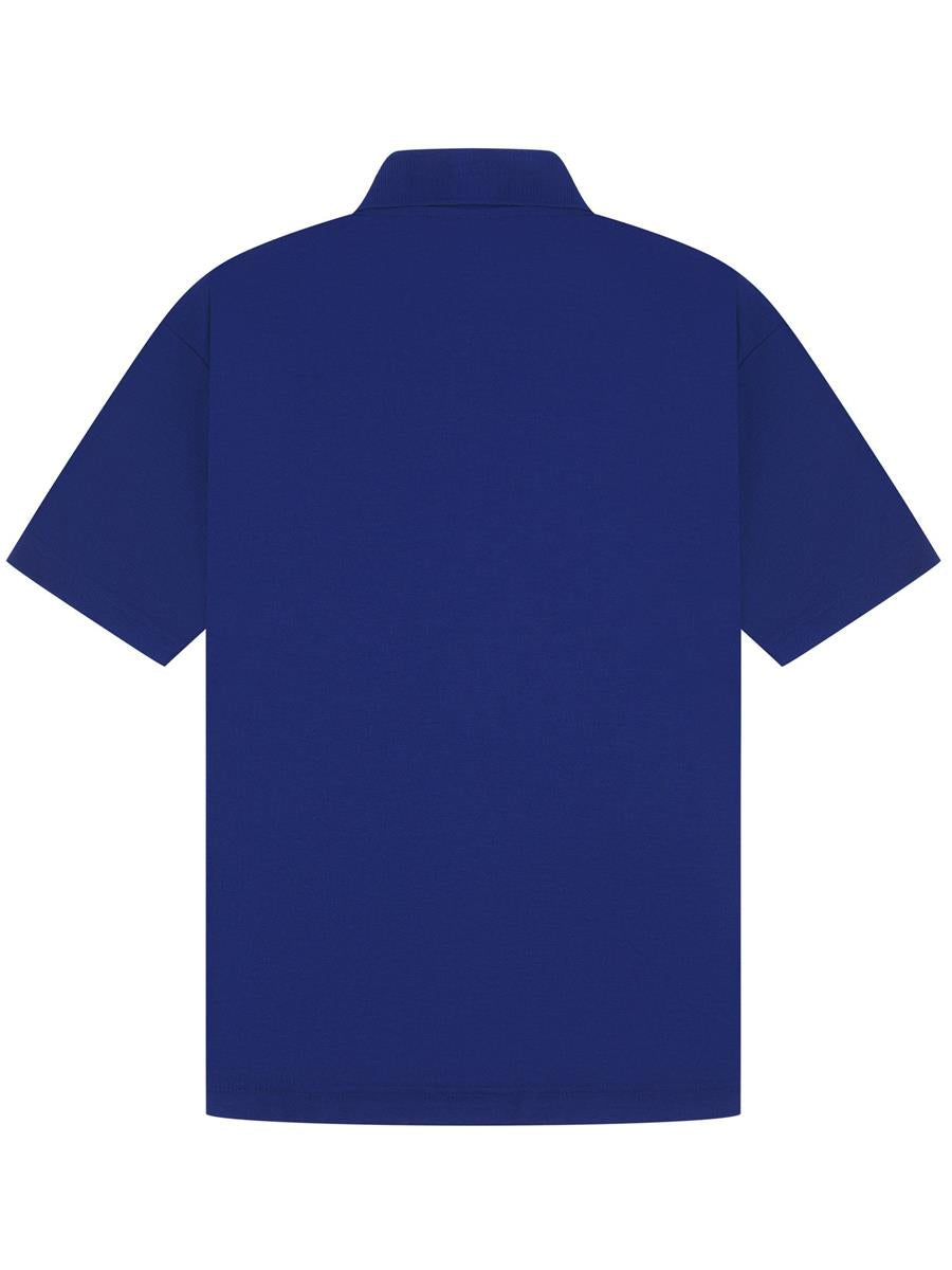 Pique Polo 190gm — Cobalt