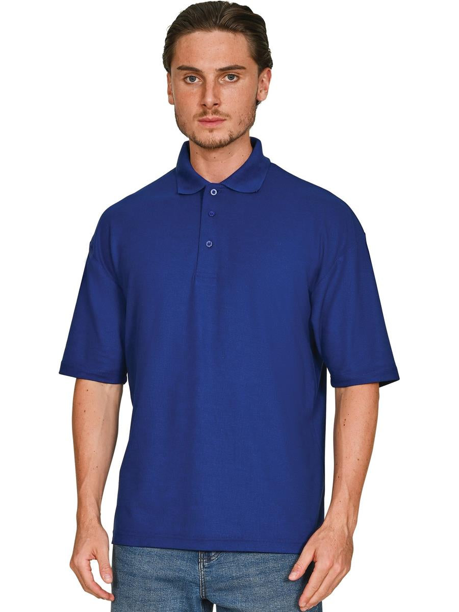 Pique Polo 190gm — Cobalt