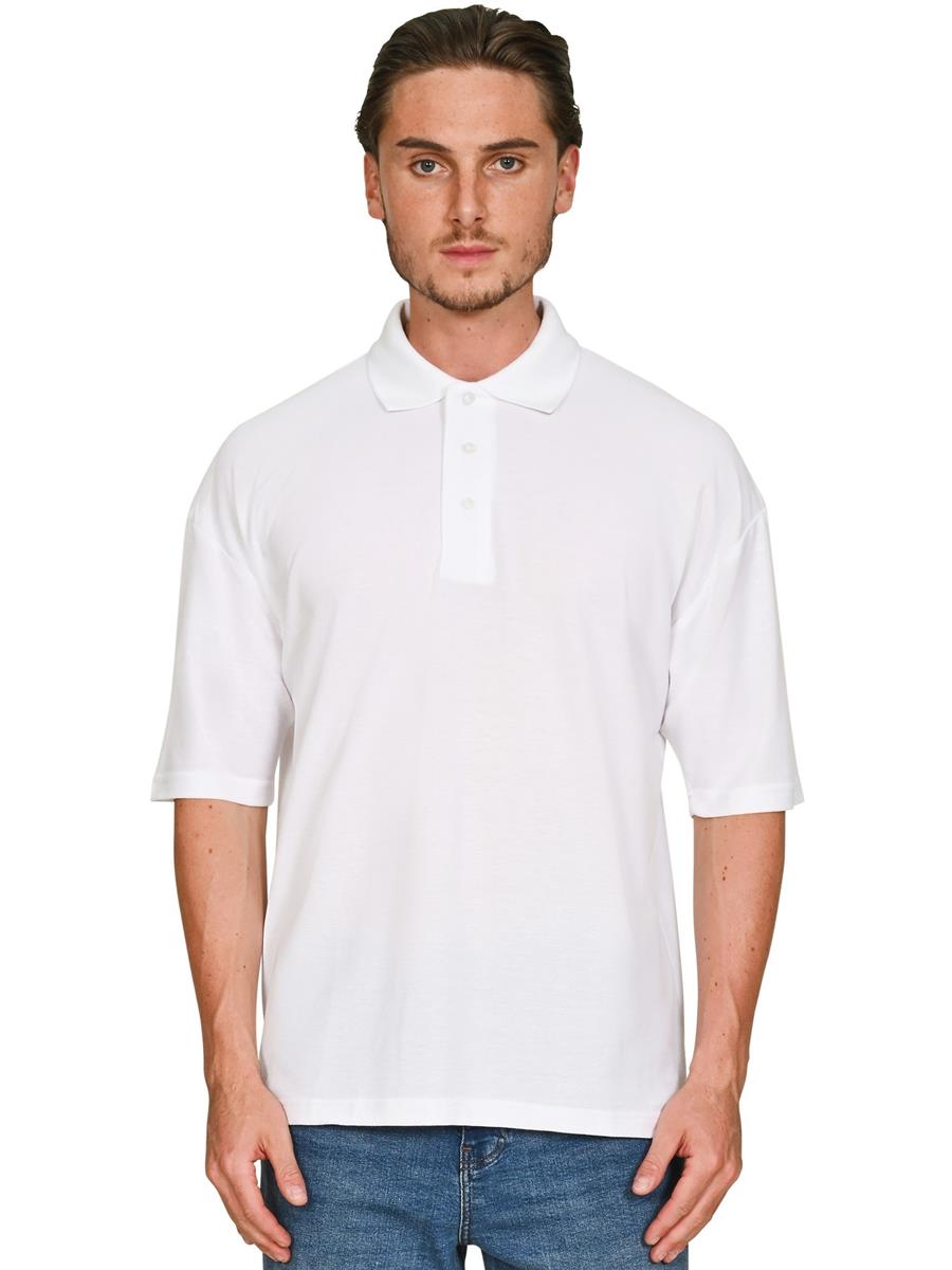 Pique Polo 190gm — White