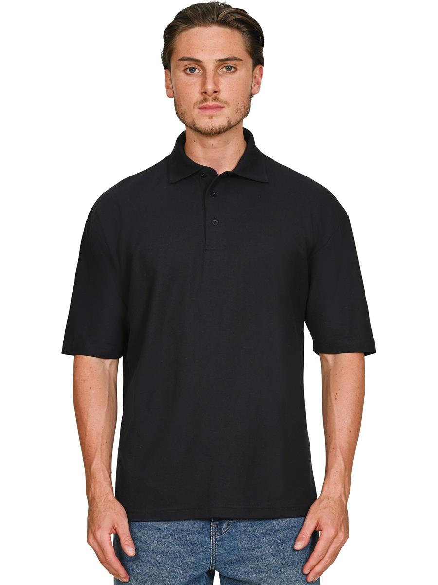 Pique Polo 190gm — Navy