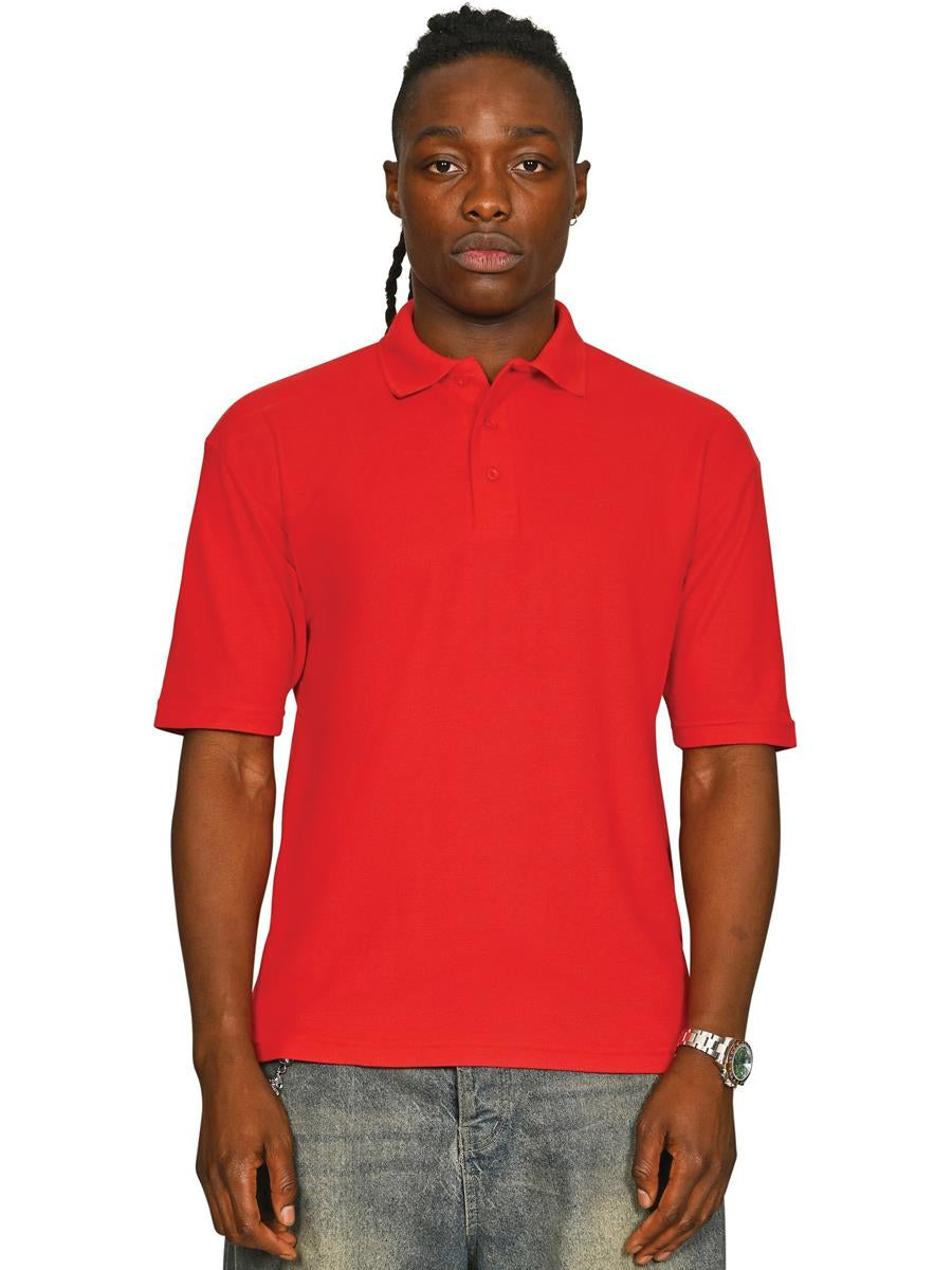 Pique Polo 190gm — Red
