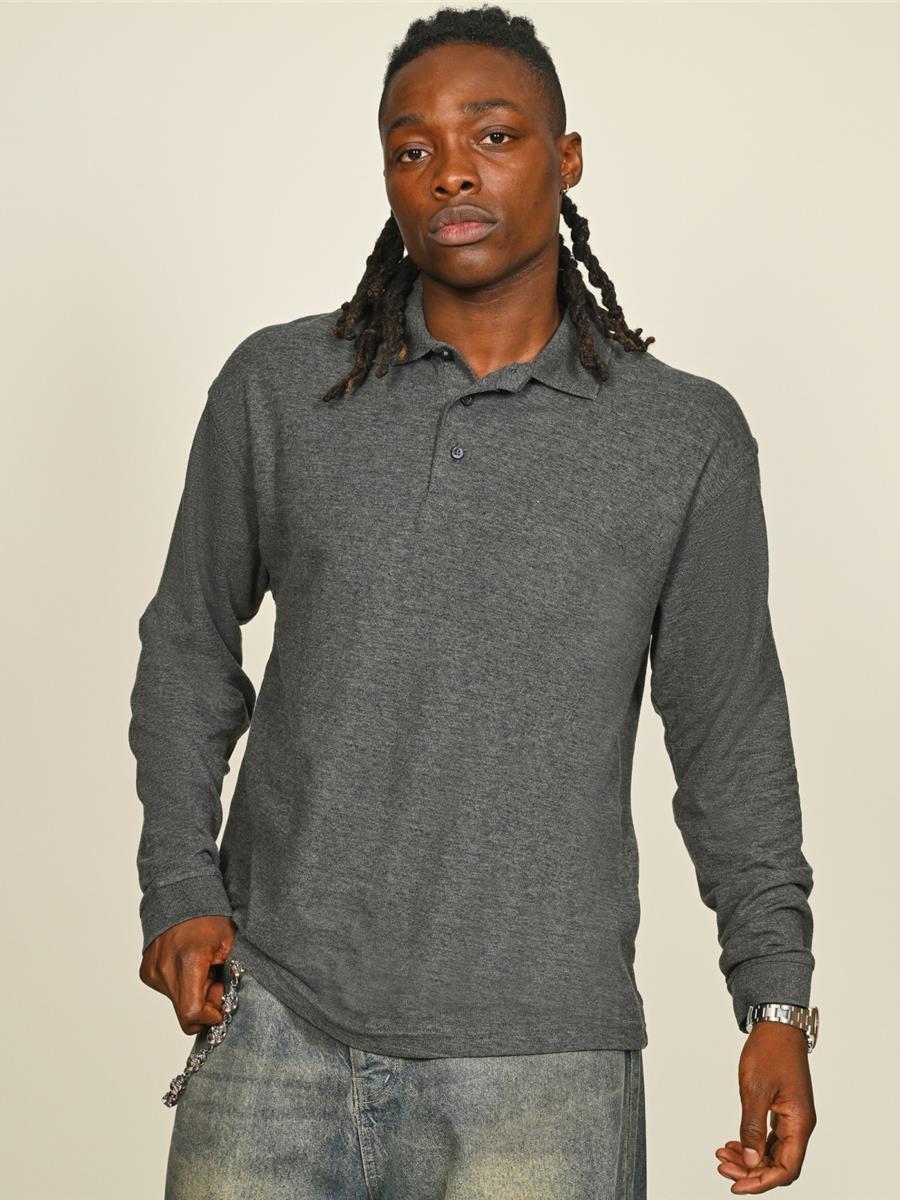 Long Sleeve Polo 190gm