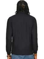 Long Sleeve Polo 190gm — Navy
