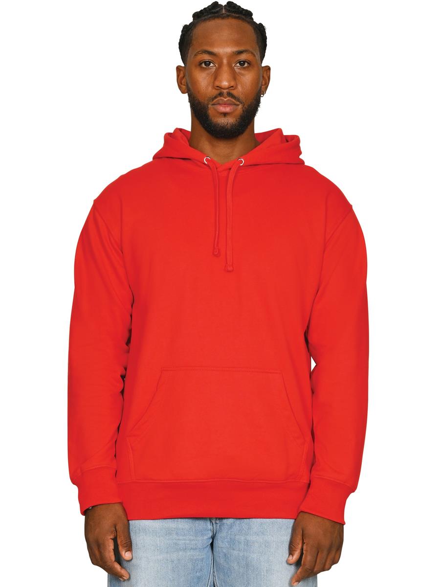 Ringspun Blended Hood — Red