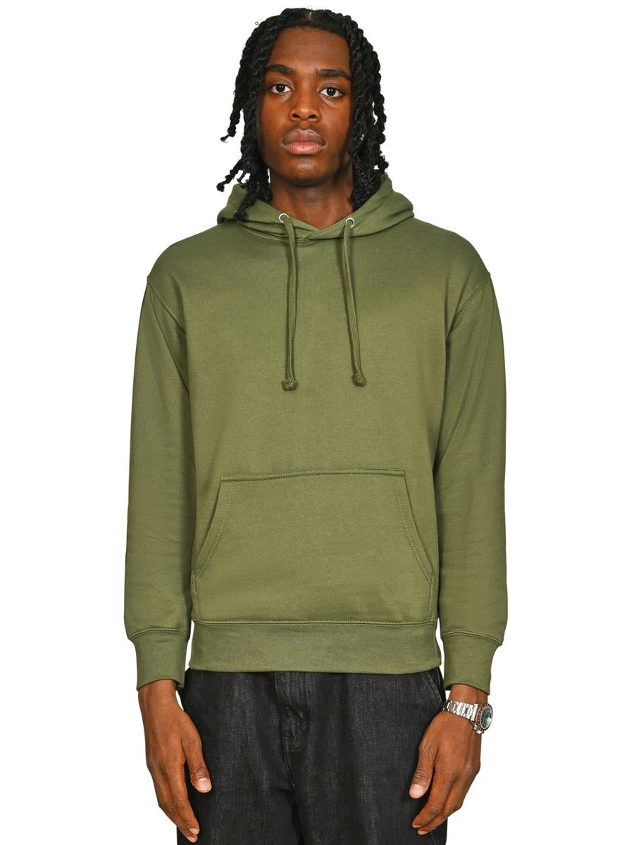 Ringspun Blended Hood — Military Green