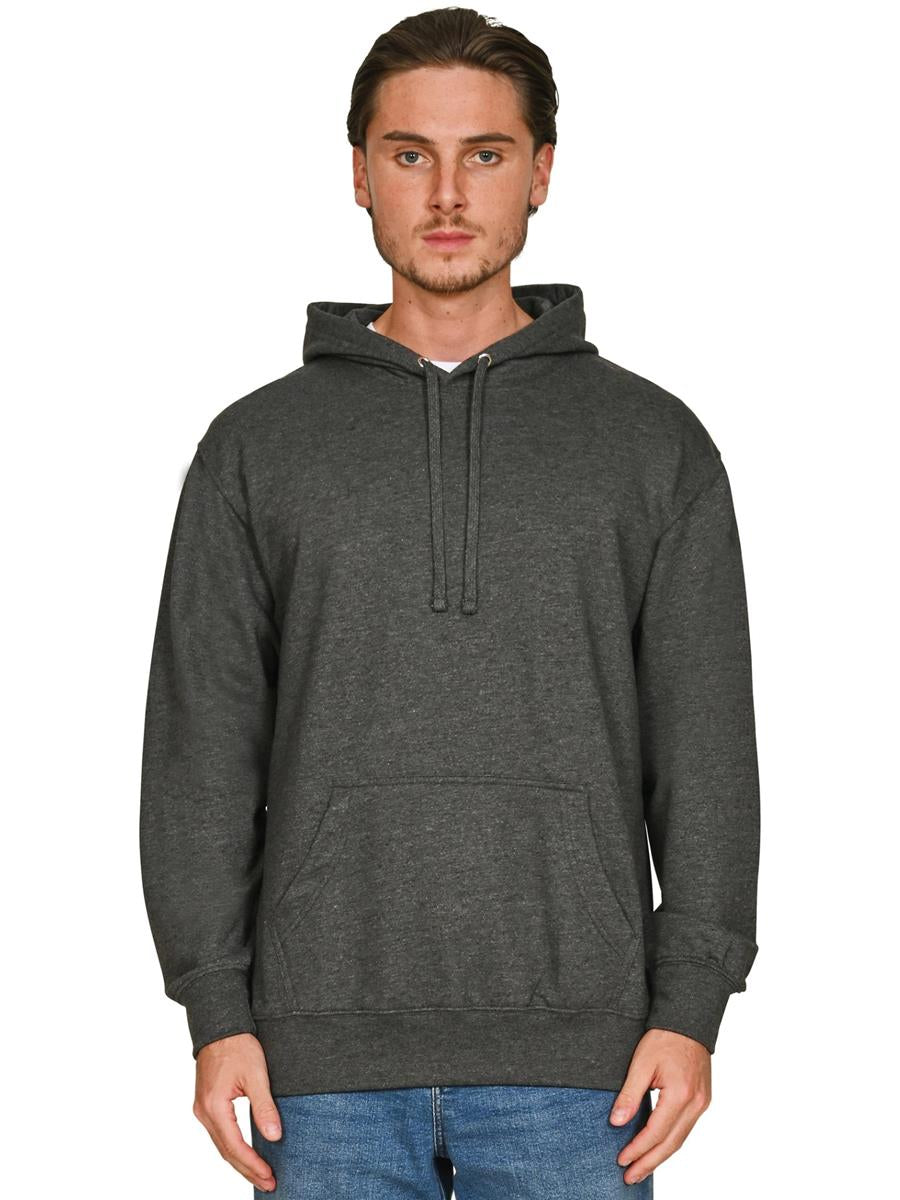 Ringspun Blended Hood — Dk Heather