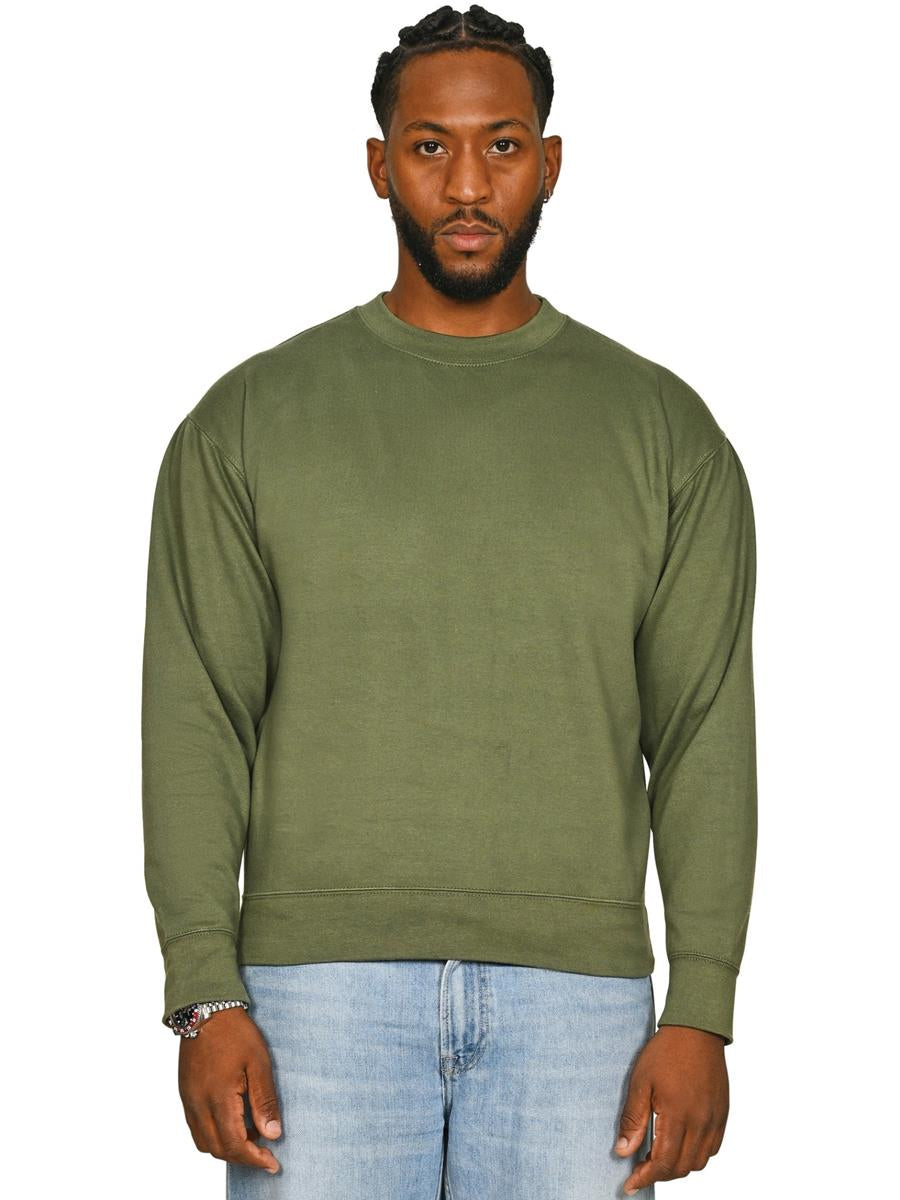 Ringspun Blended Sweat — Military Green