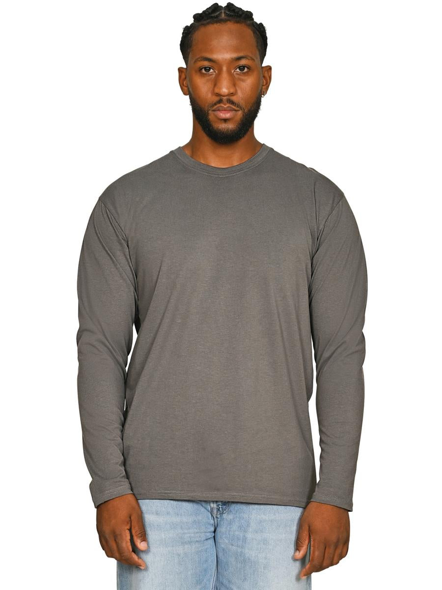Ringspun Longsleeve T-Shirt 150 — Charcoal