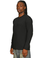 Ringspun Longsleeve T-Shirt 150 — Black
