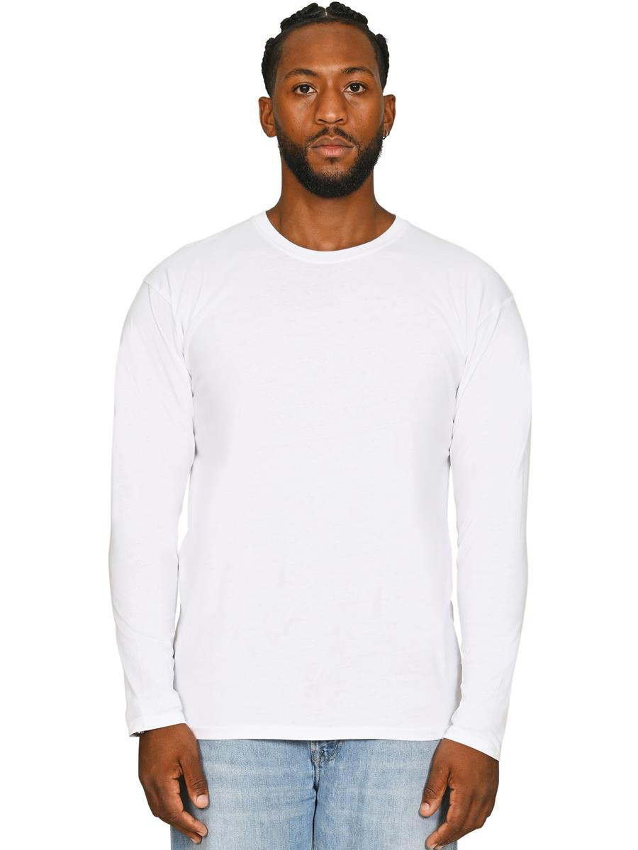 Ringspun Longsleeve T-Shirt 150 — White
