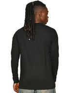 Supreme Combed Ringspun Organic 220 Long Sleeve T — Black