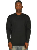 Supreme Combed Ringspun Organic 220 Long Sleeve T — Black