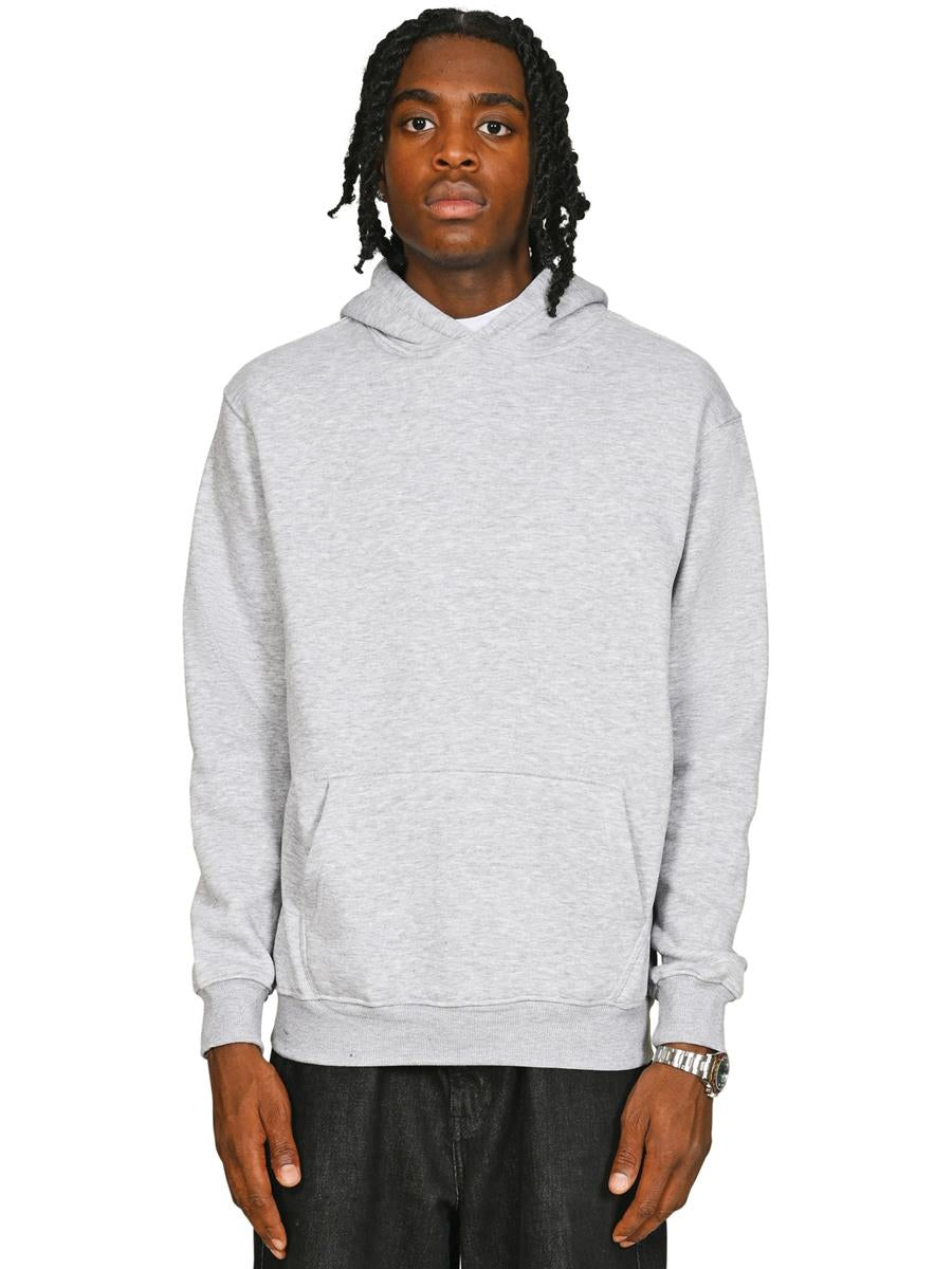 Premium Combed 280 Core Hood — Heather Grey