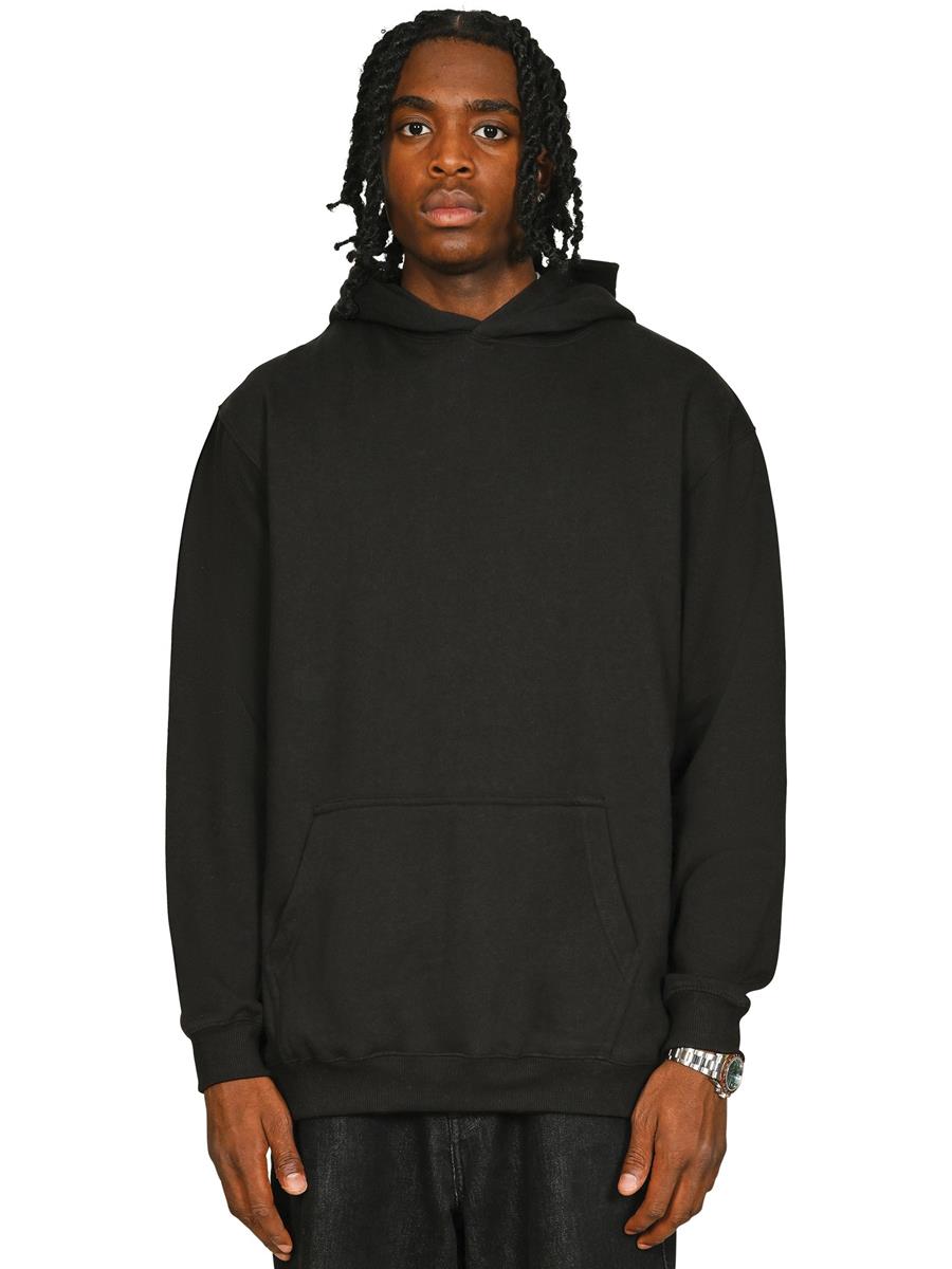 Premium Combed 280 Core Oversize Hood — Black