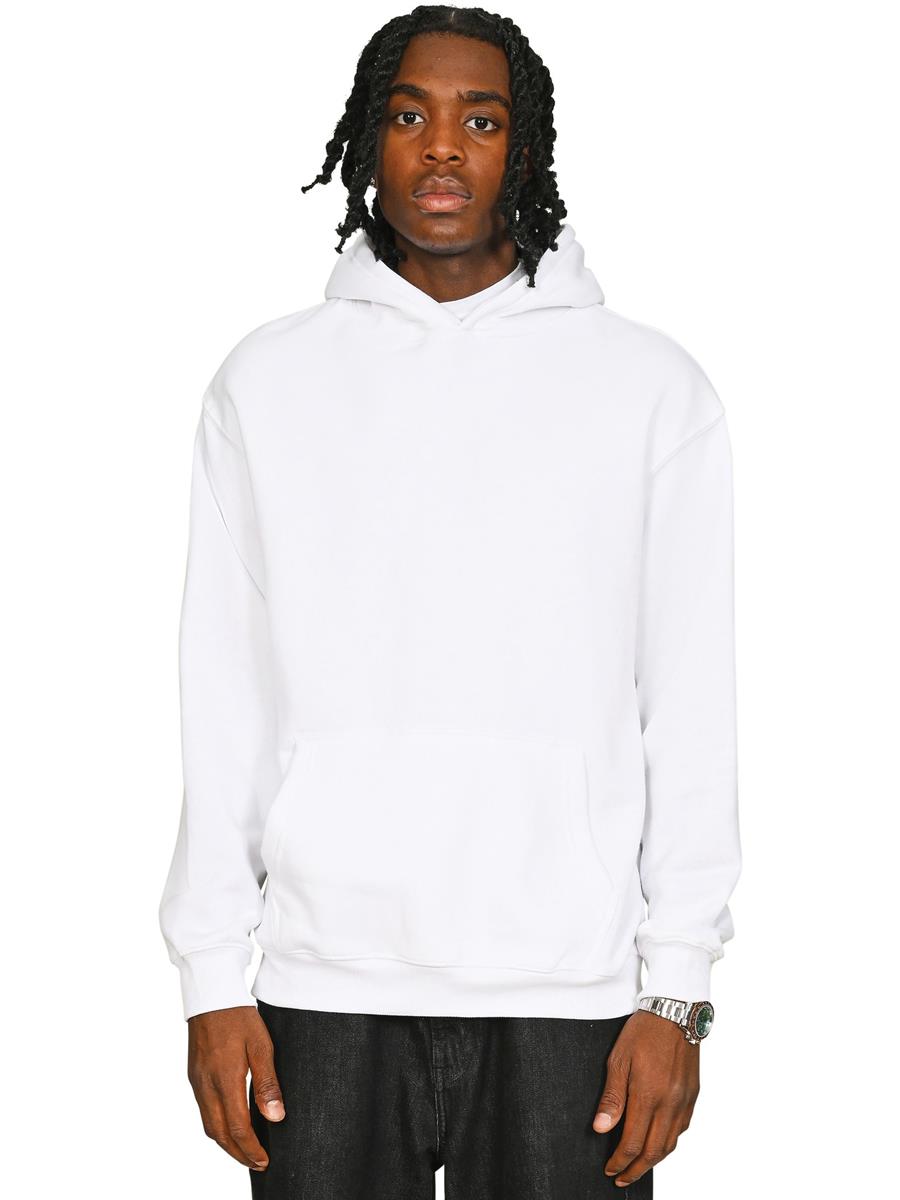 Premium Combed 280 Core Oversize Hood — White