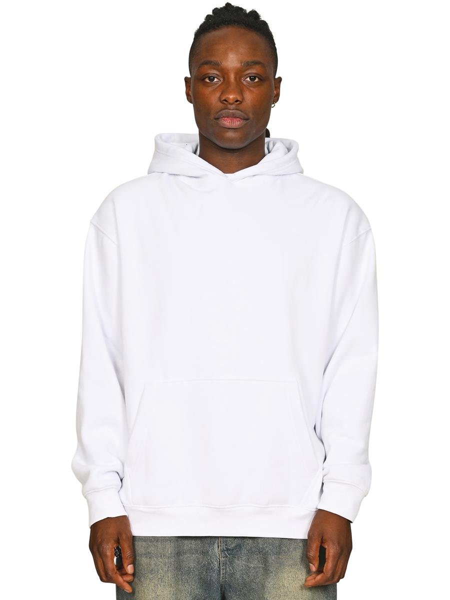Premium Combed 330 Oversize Hood — White