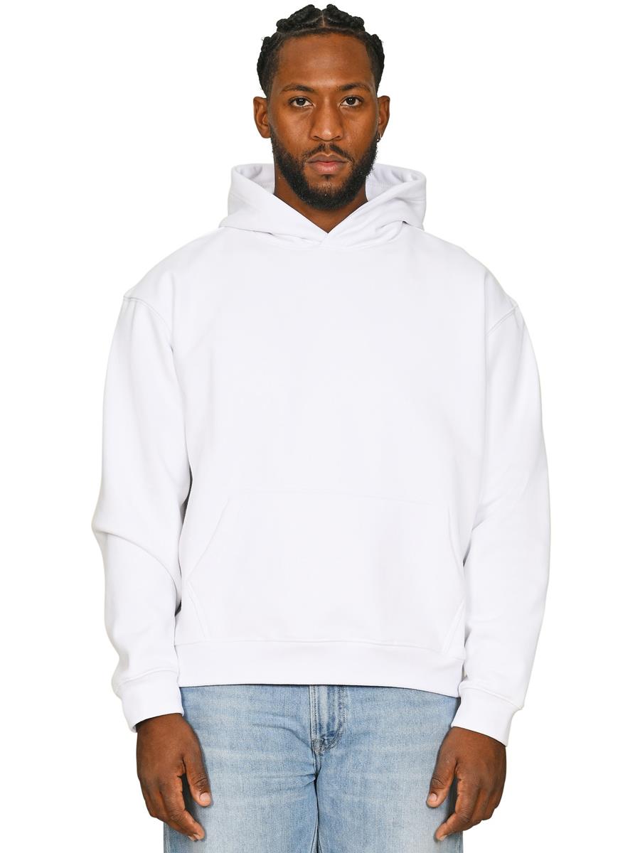 Premium Combed 450 Boxy Oversize Hood — White