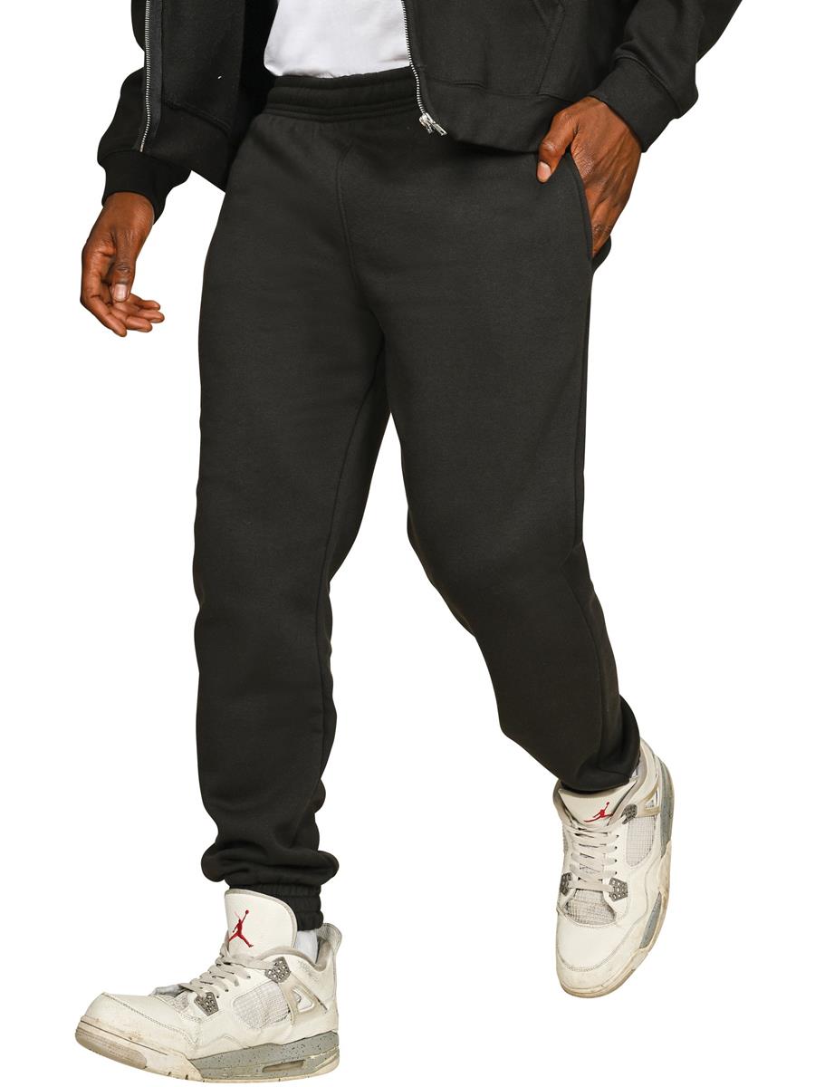 Premium Combed 330 Jogpants Regular — Black