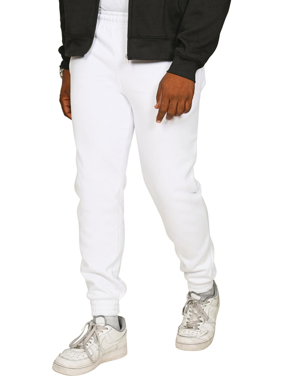 Premium Combed 330 Jogpants Regular — White