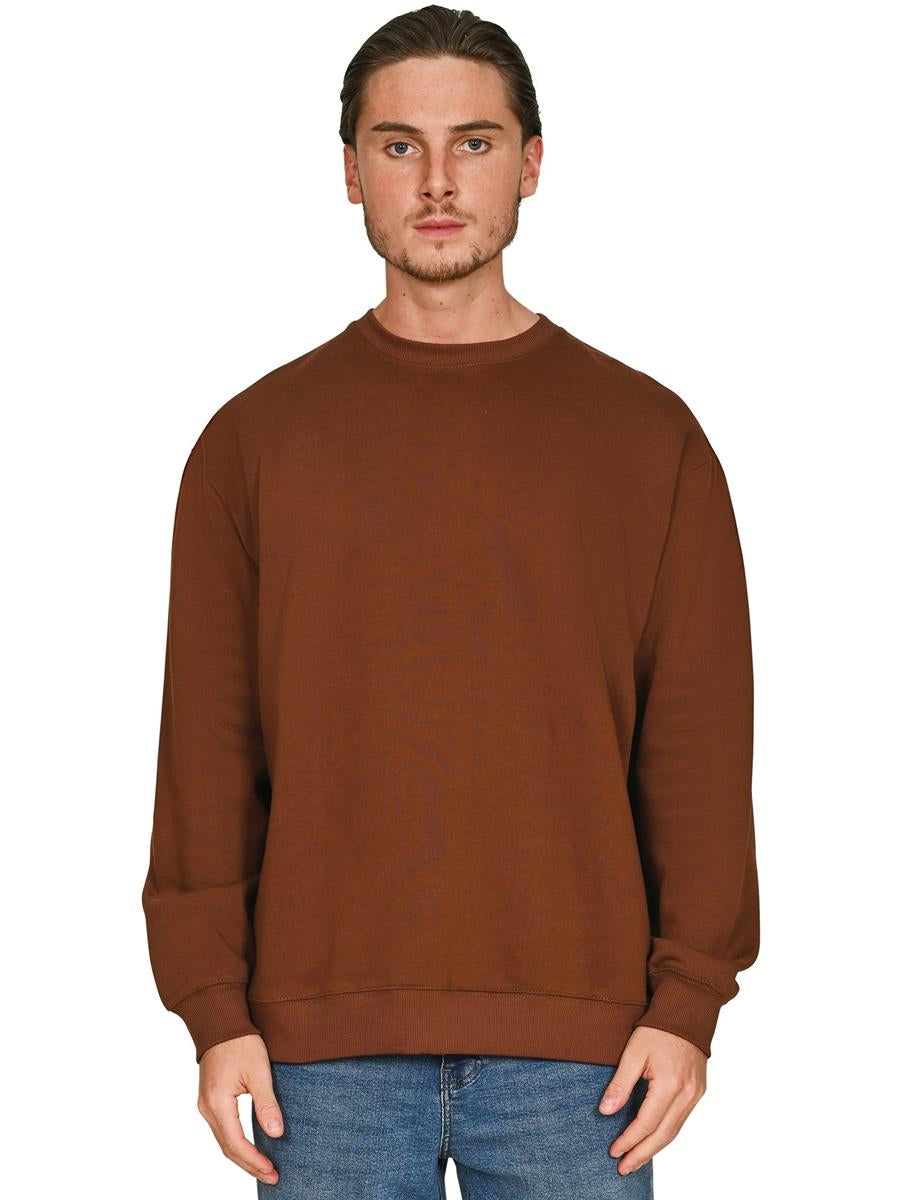 Premium Combed 280 Oversize Sweat — Chocolate