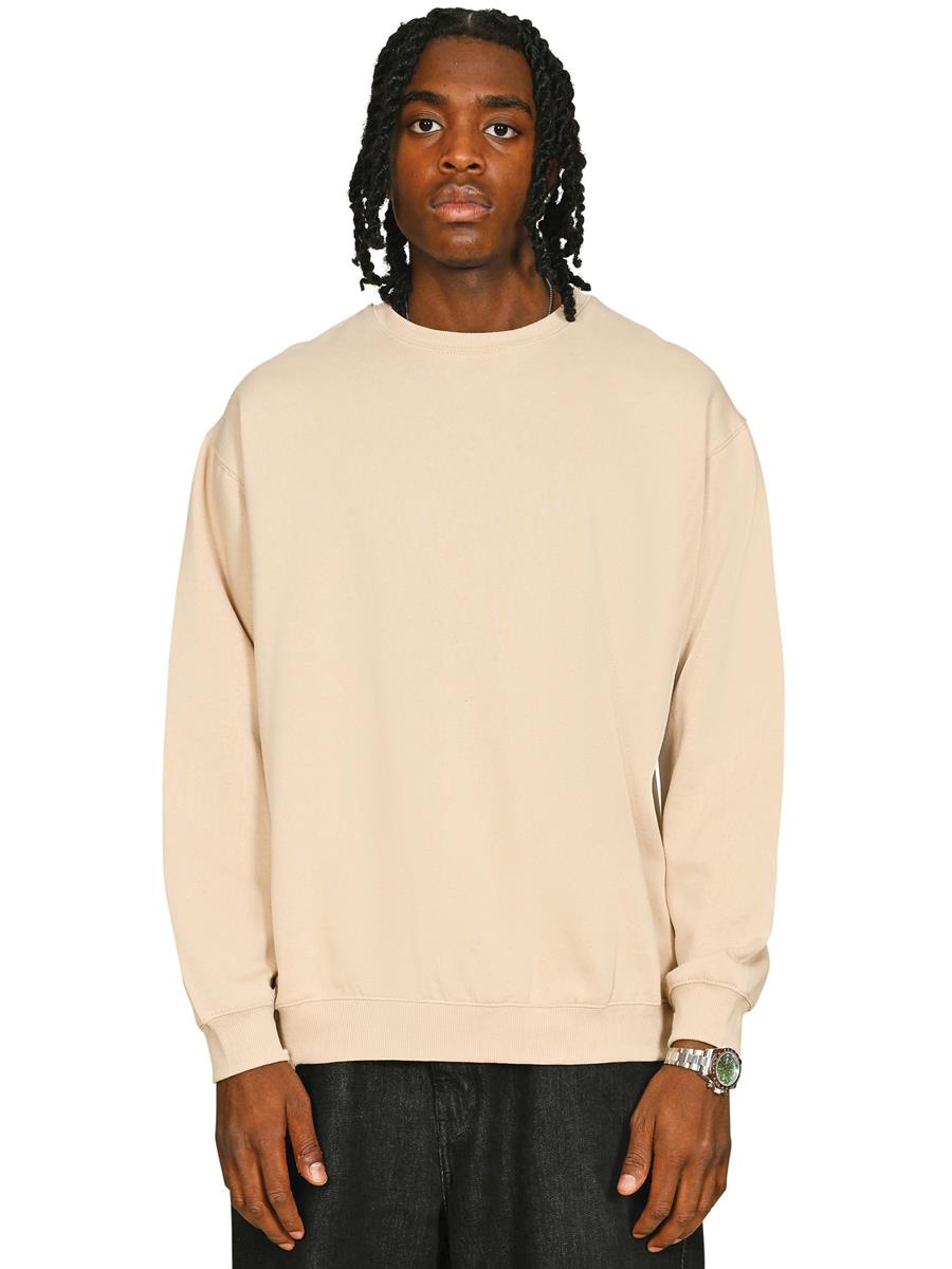 Premium Combed 280 Oversize Sweat — Sand