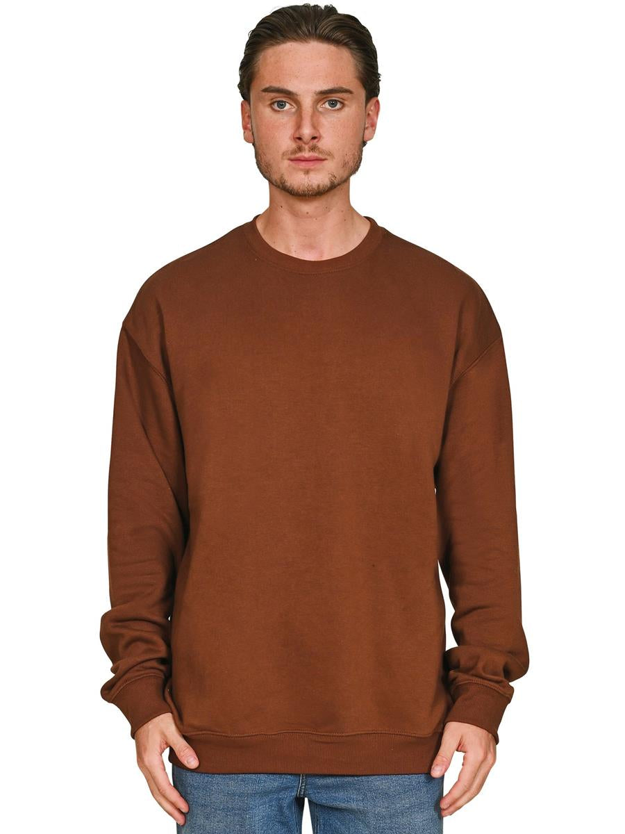Premium Combed 280 Oversize Sweat Tall — Chocolate