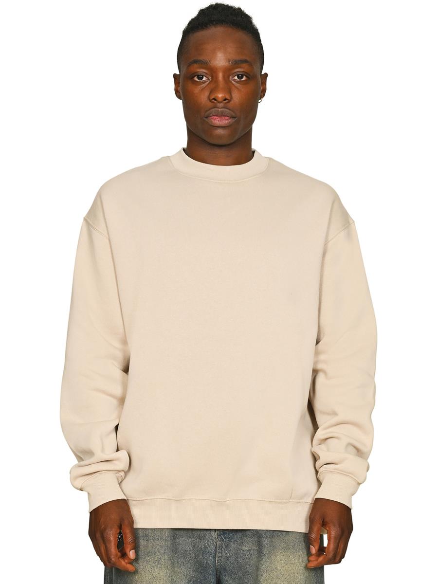 Premium Combed 280 Oversize Extended Neck Sweat Tall — Sand