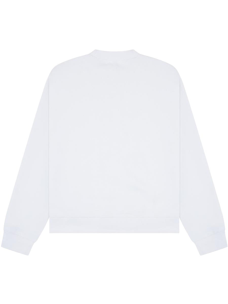 Premium Combed 330 Boxy Oversized Extended Neck Sweat — White