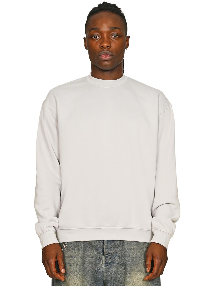Premium Combed 330 Oversized Extended Neck Sweat — Lunar Grey