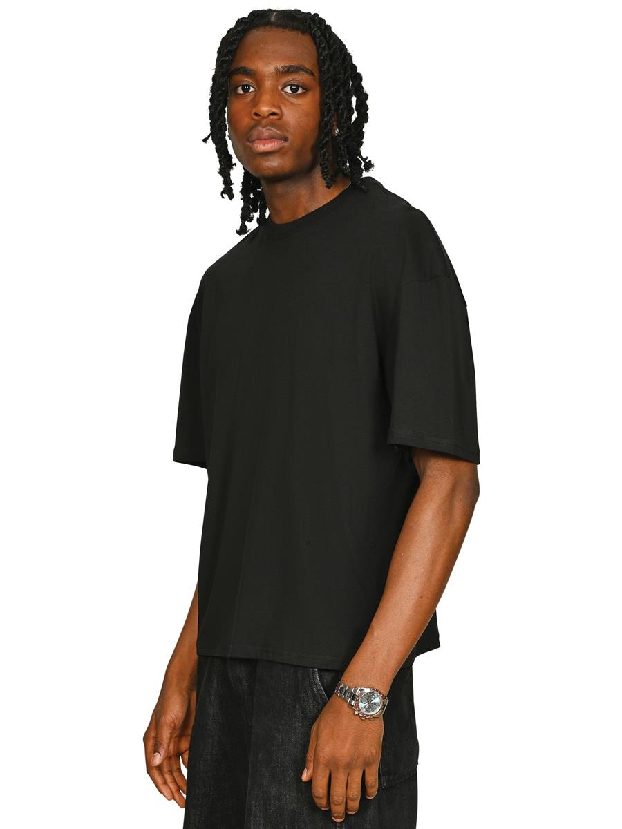 Ringspun Core 150 Boxy Oversize Tall T — Black