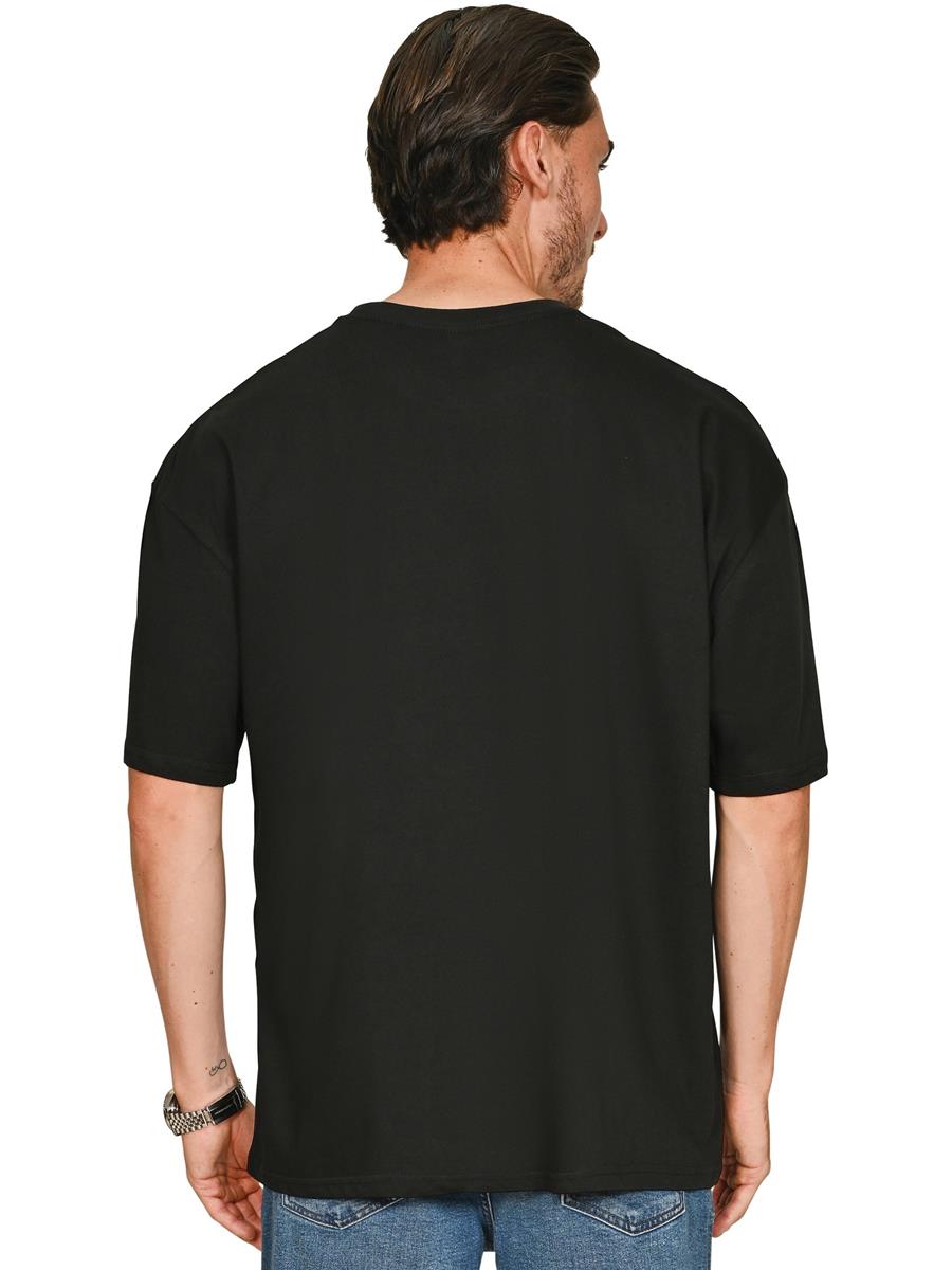 Casual Core Ringspun 150 Oversize Tee — Black