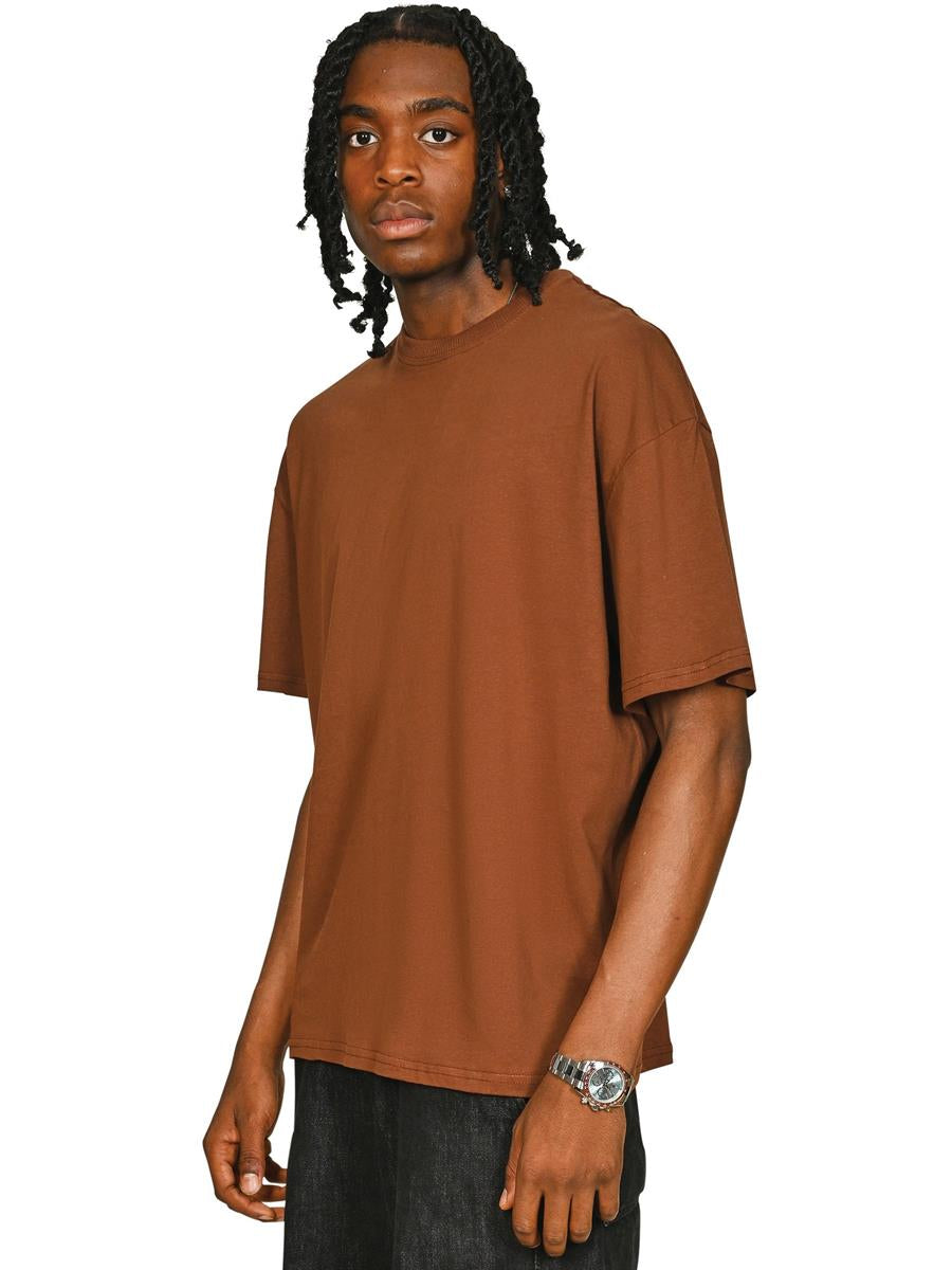 Casual Core Ringspun 150 Oversize Tee — Chocolate