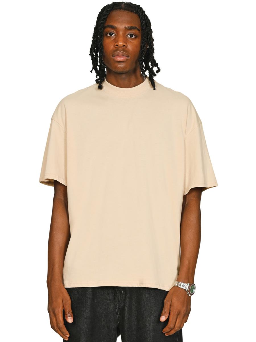 Ringspun Core 150 Oversize Extended Neck T — Sand