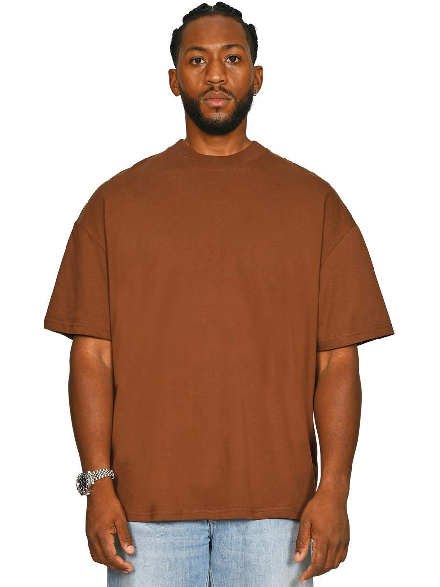 Ringspun Core 150 Oversize Extended Neck T — Chocolate