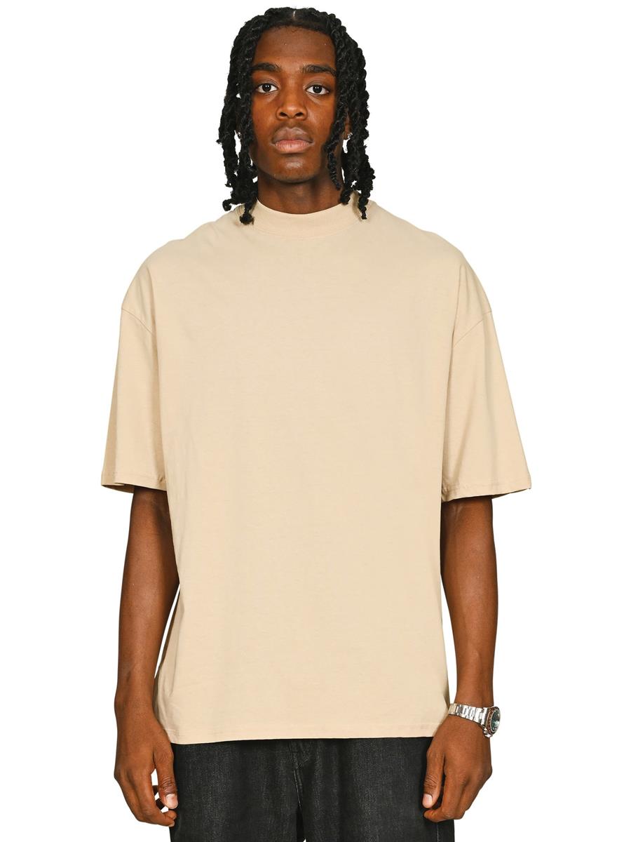 Ringspun Core 150 Oversize Extended Neck Tall T — Sand
