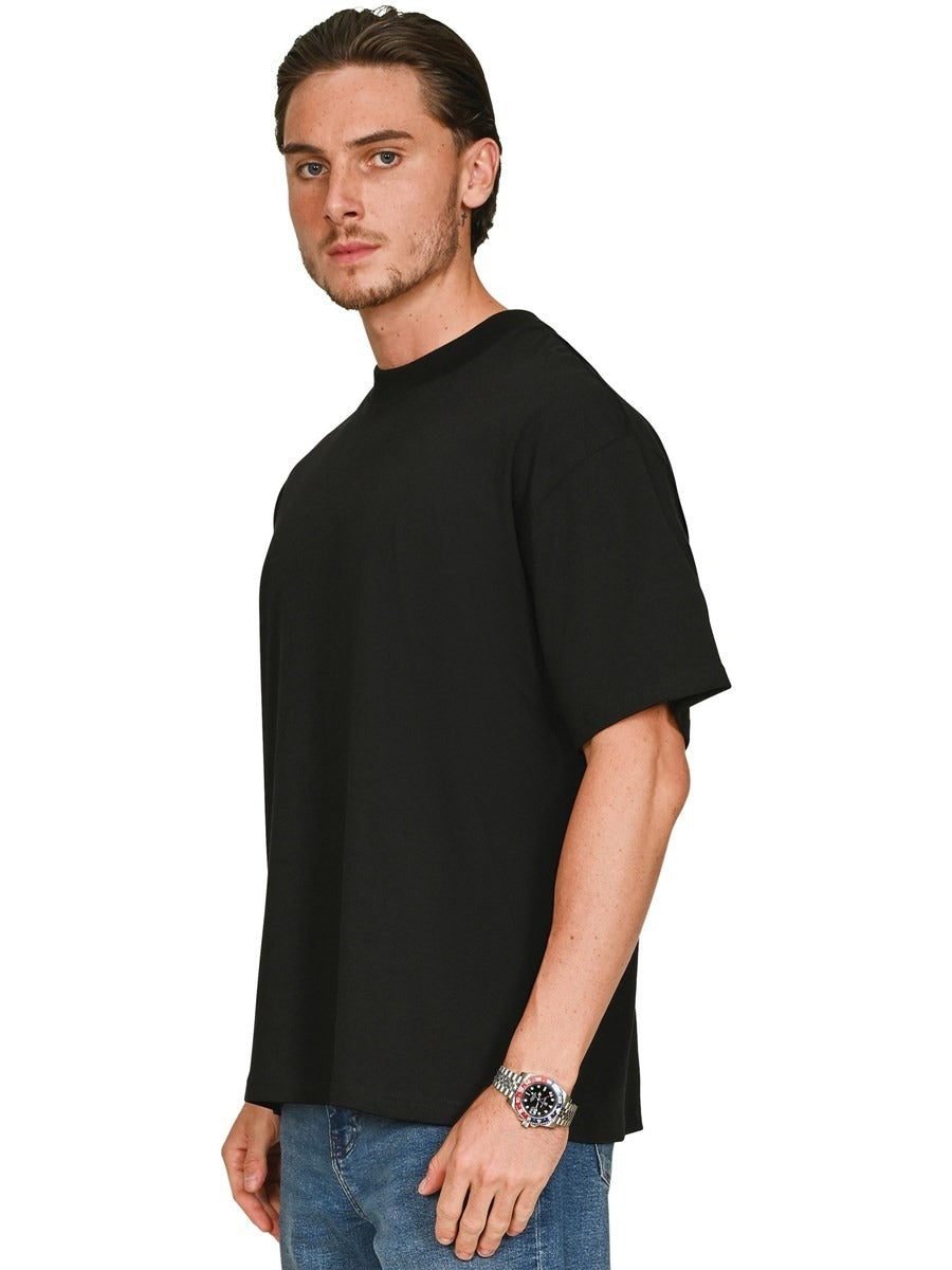 Premium Ringspun 220 Oversize Fit Extended Neck Tee Adult