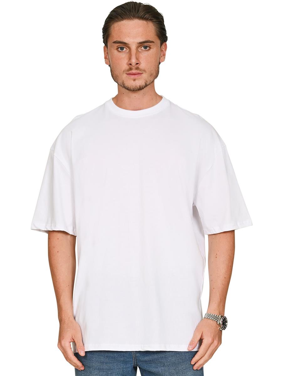 Ringspun Combed 180 Oversize Tall T — White