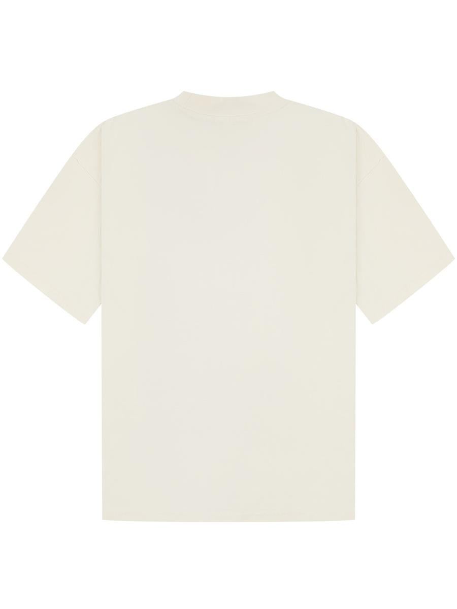 Ringspun Combed 180 Oversize Extended Neck T — Ecru