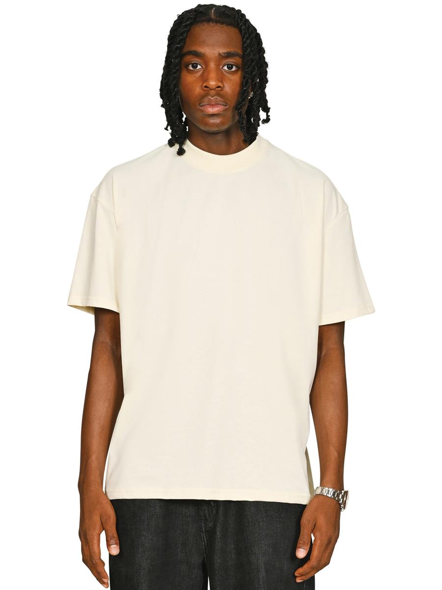 Ringspun Combed 180 Oversize Extended Neck T — Ecru