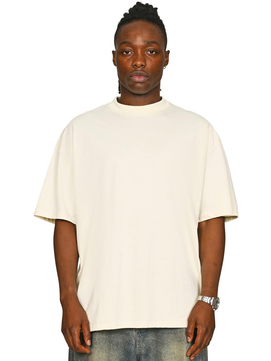 Ringspun Combed 180 Oversize Extended Neck Tall T — Ecru