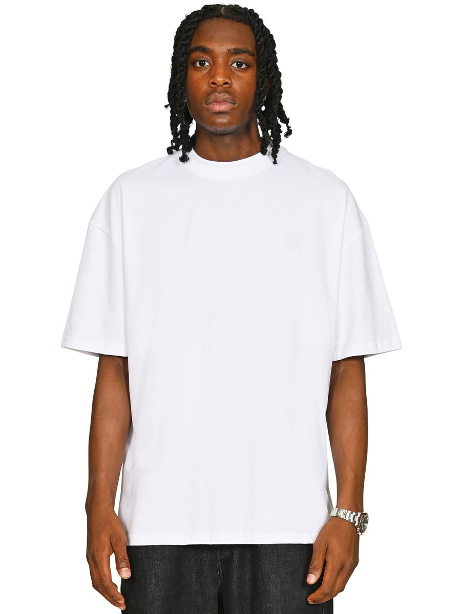 Ringspun Combed 180 Oversize Extended Neck Tall T — White