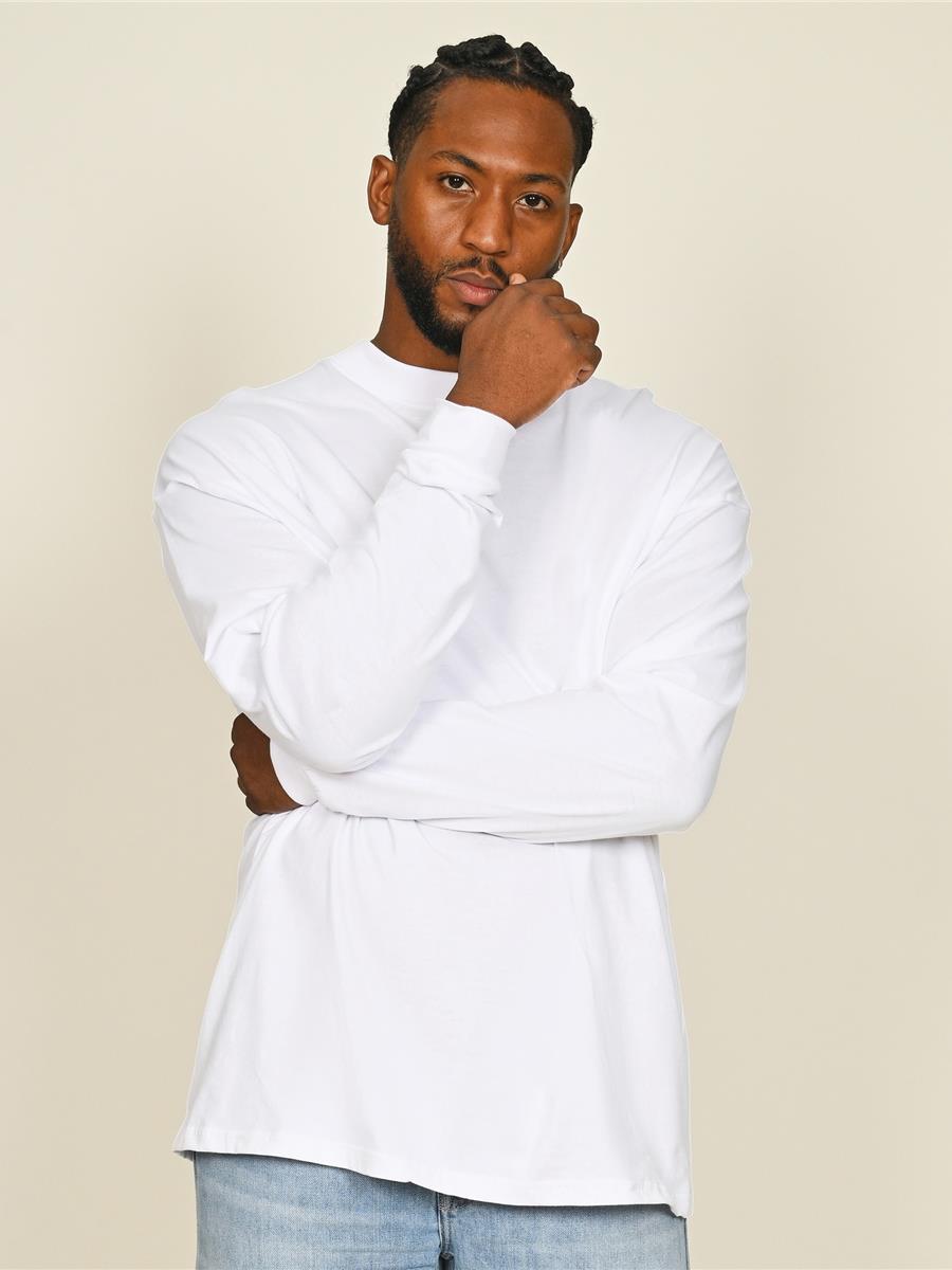 Ringspun Combed 180 Oversize Extended Neck Long Sleeve Tall T