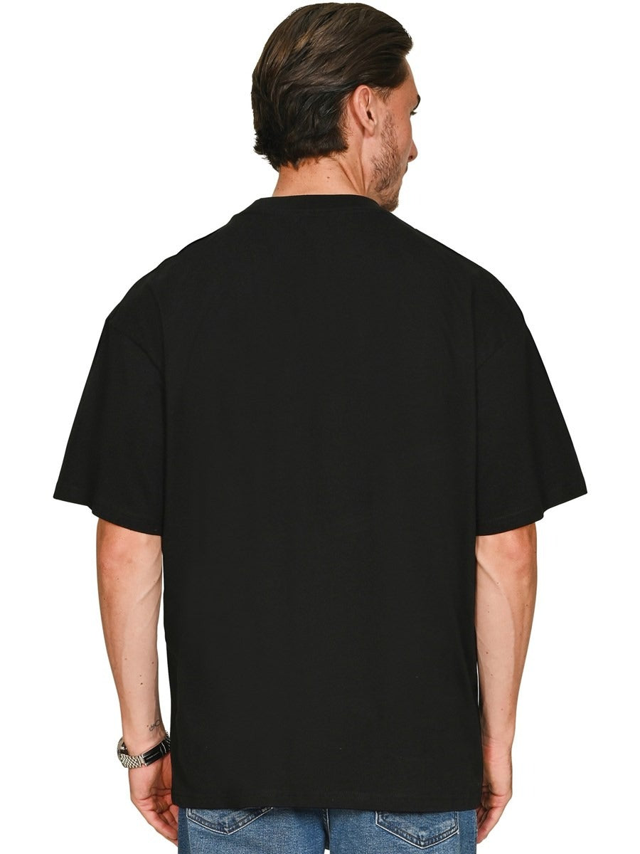 Premium Combed 220 Oversize Fit Extended Neck Tee Adult