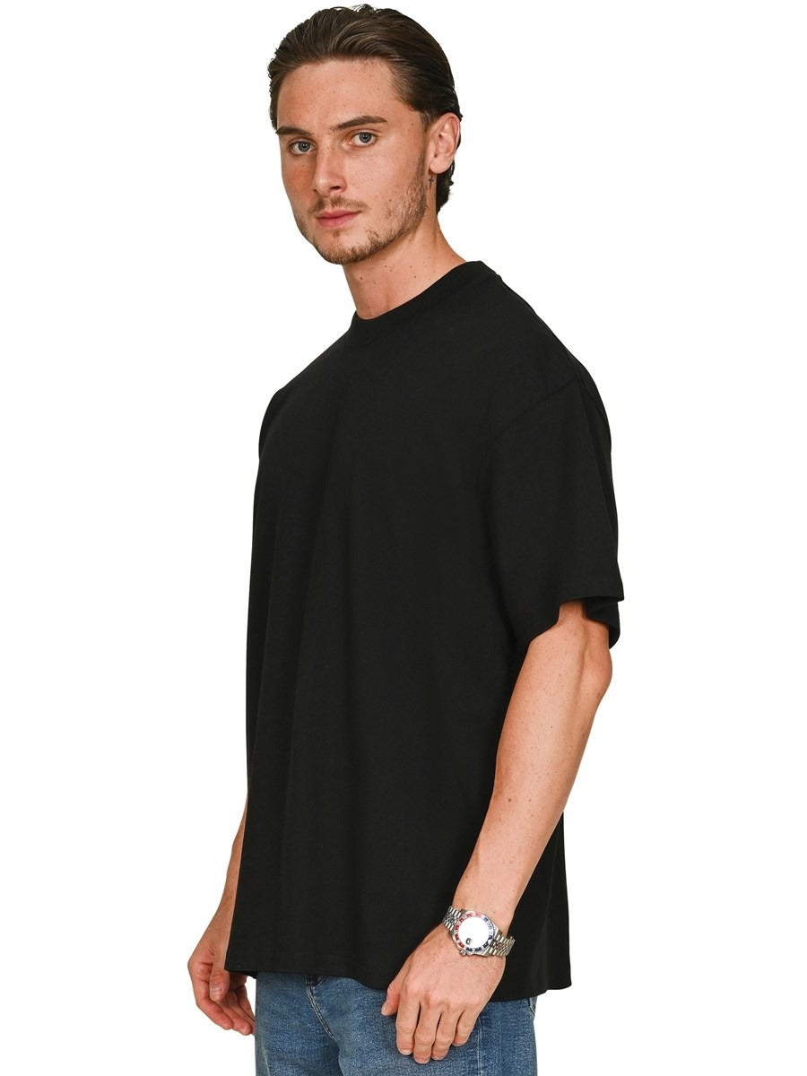 Premium Combed 220 Oversize Fit Extended Neck Tee Adult