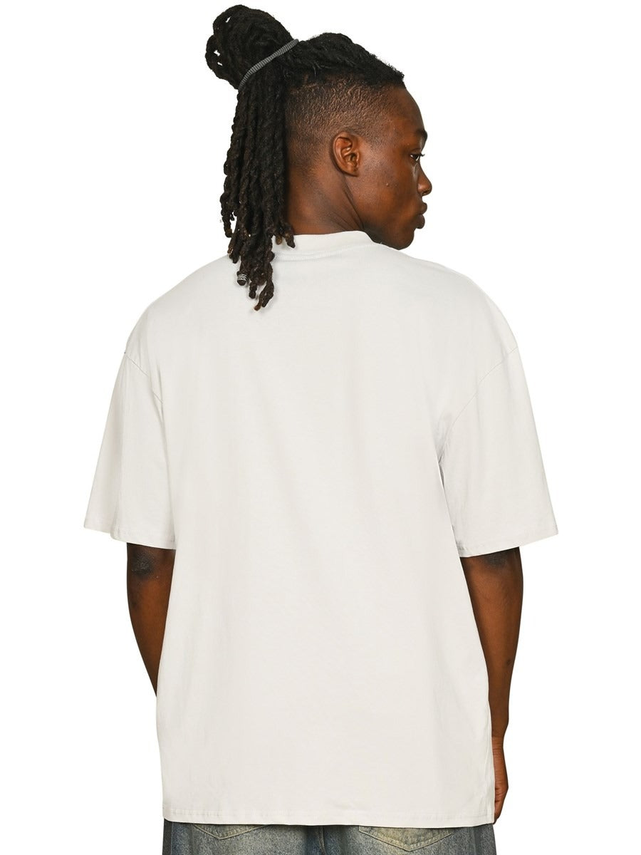 Premium Combed 220 Oversize Fit Extended Neck Tee Tall Adult