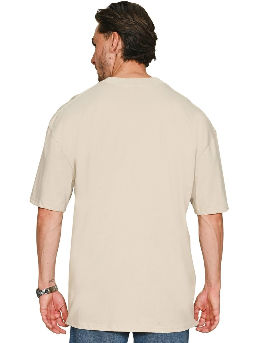 Premium Combed 220 Oversize Fit Extended Neck Tee Tall Adult
