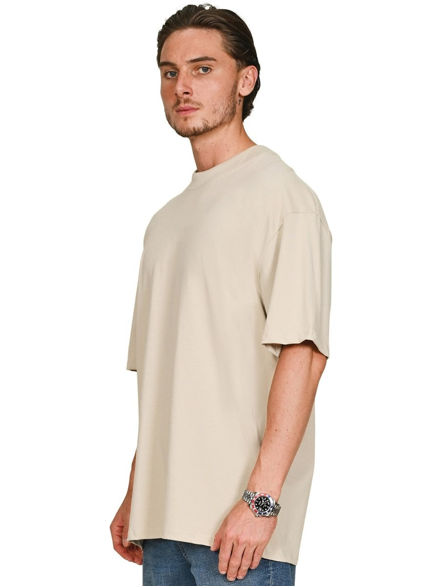 Premium Combed 220 Oversize Fit Extended Neck Tee Tall Adult